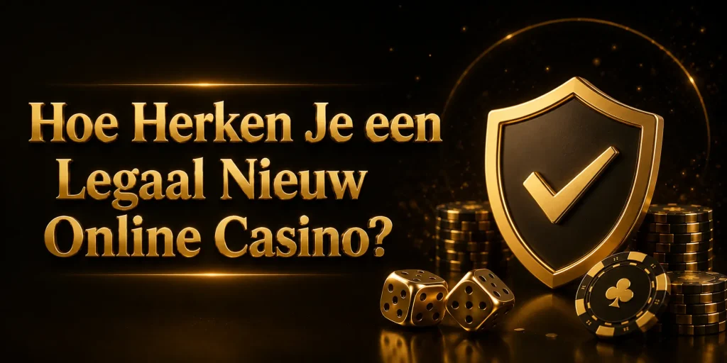 Hoe Herken Je een Legaal Nieuw Online Casino