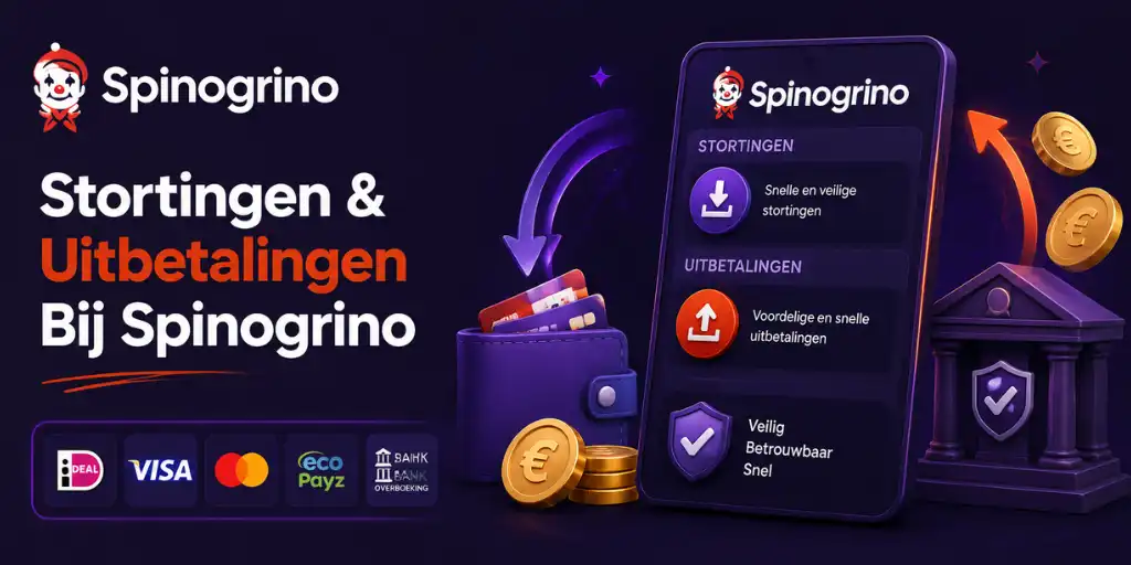 Stortingen & Uitbetalingen Bij Spinogrino