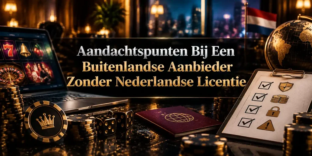 Aandachtspunten Bij Een Buitenlandse Aanbieder Zonder Nederlandse Licentie