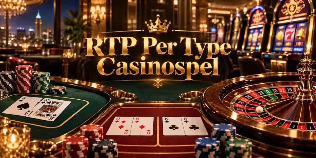 RTP Per Type Casinospel