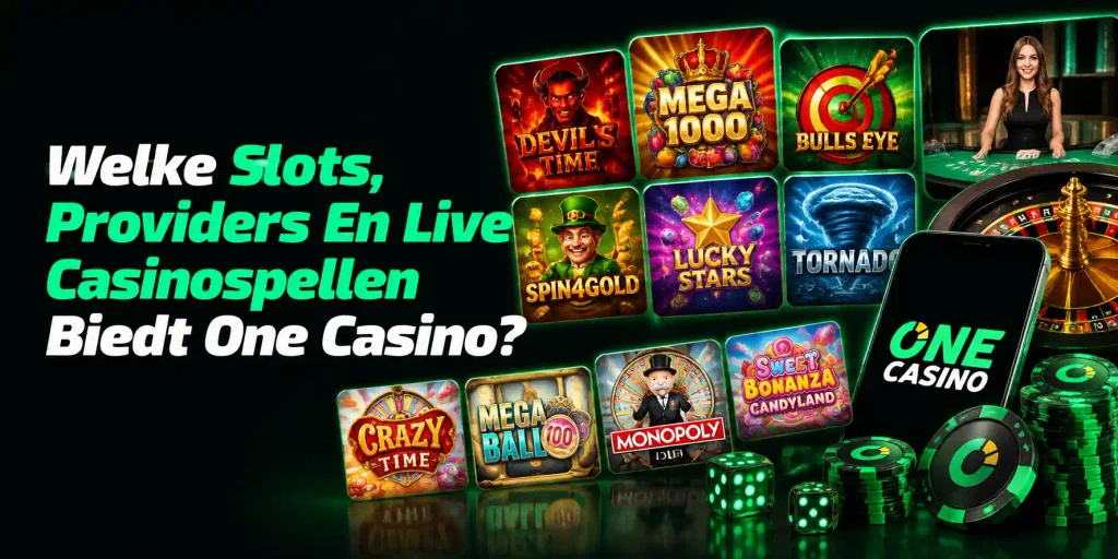 Welke Slots, Providers En Live Casinospellen Biedt One Casino?